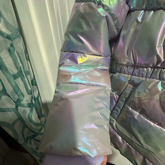 Girl's Puffer Jacket With Hood Coat Pockets SIZE XL (14/16) NEW - Picture 5 of 9